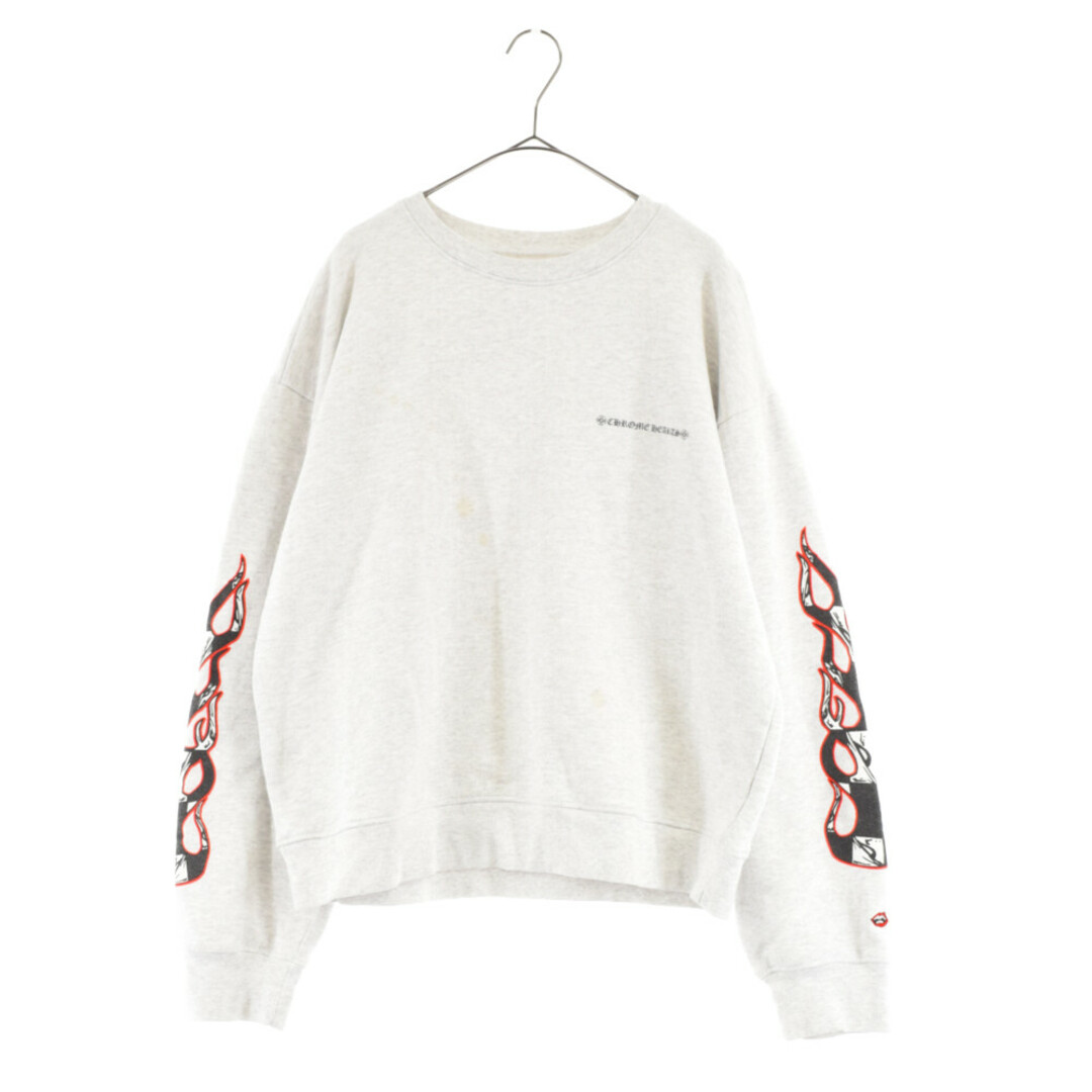 CHROME HEARTS クロムハーツ ×MATTY BOY 21SS PPO BRAIN SWTSHRT マッティボーイ ブレインクルーネックスウェットトレーナー グレー | フリマアプリ ラクマ