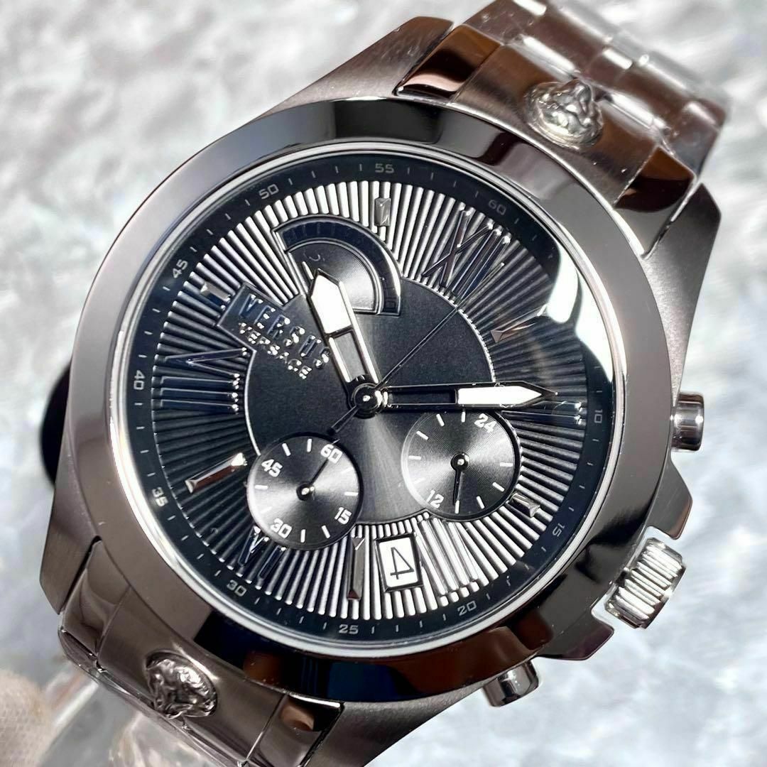VERSACE - 新品 箱付き ヴェルサス ヴェルサーチ メンズ 高級 腕時計