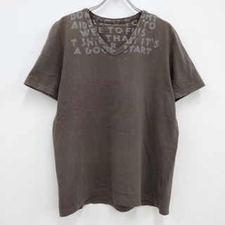 マルジェラ garment dyed Tシャツ brown size50