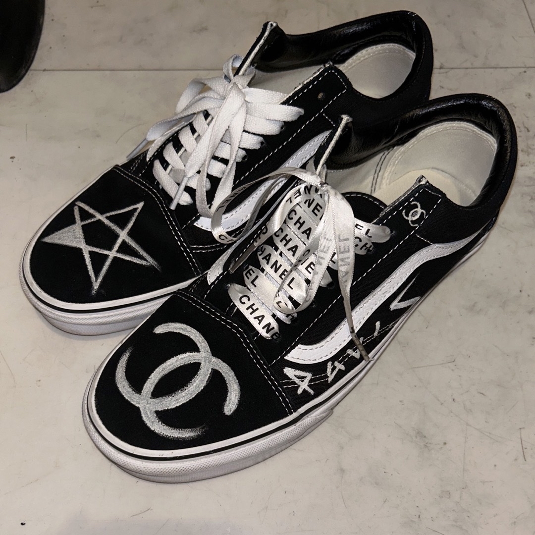 OLD SKOOL(VANS) - 美品 VANS オールドスクール SMFK風 27.5cmの通販