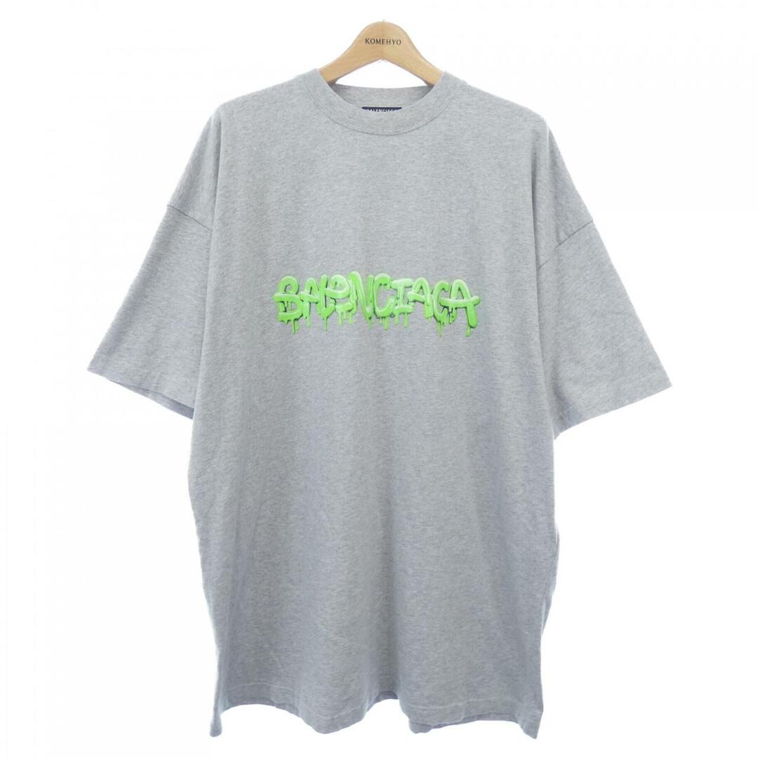 バレンシアガ BALENCIAGA リップスティック 583214 19AW ロゴ トップス 半袖Ｔシャツ コットン ホワイト