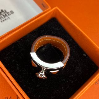 良品 正規品】エルメス コリエドシアン リング レザー Mサイズ ユニ