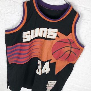 NBA激レア USA製 フェニックス・サンズ ゆるだぼ ゲームシャツ 90s