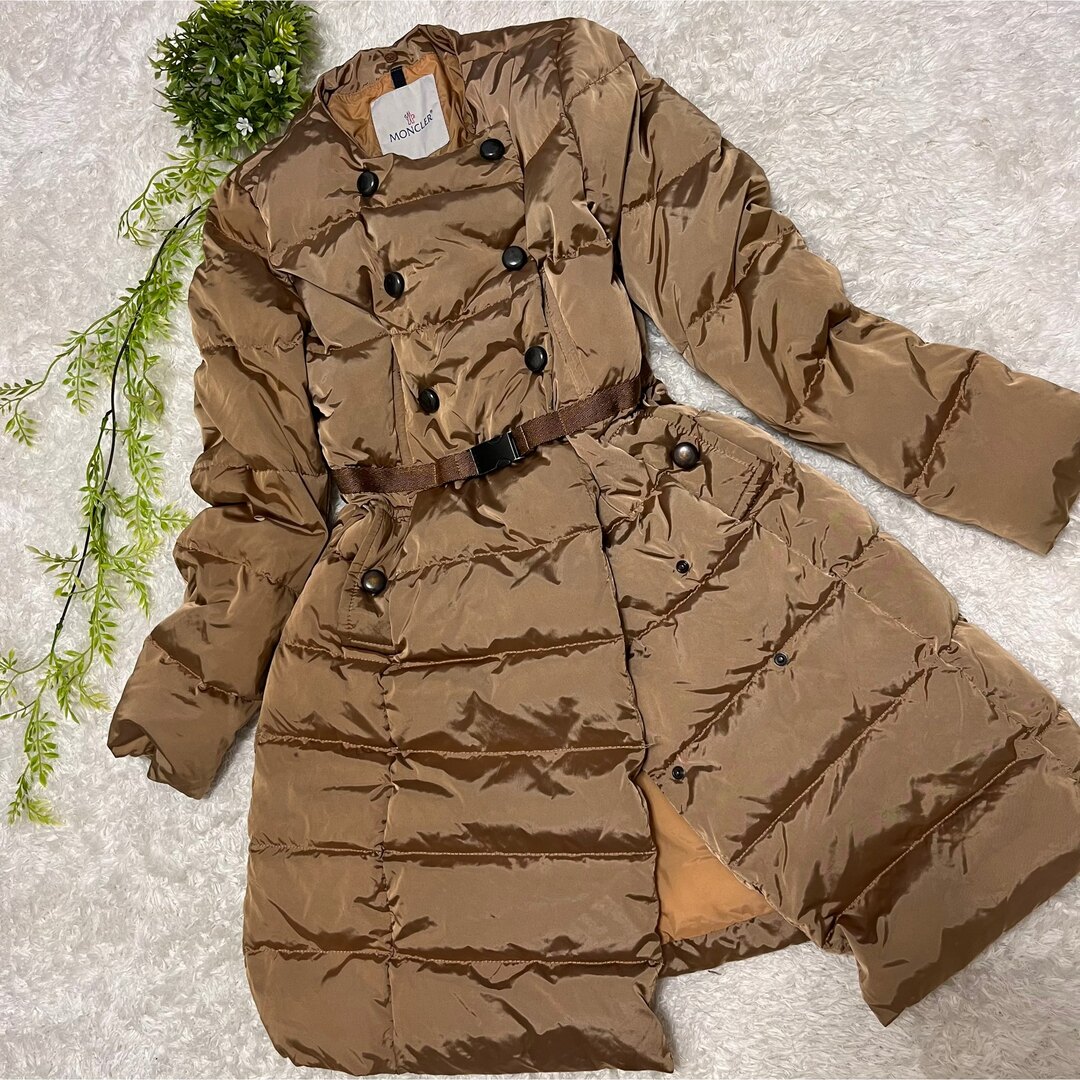 MONCLER モンクレール ALCHEMILLE ダウンコート ファー ベルト | www