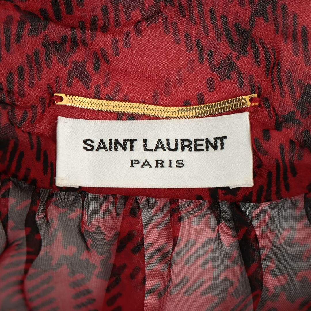 Saint Laurent(サンローラン)のサンローランパリ  シルク F36 レッド レディース その他トップス レディースのレッグウェア(タイツ/ストッキング)の商品写真