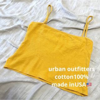 アーバンアウトフィッターズ(Urban Outfitters)のアーバンアウトフィッターズ　cotton100% オーガニック　キャミソール(キャミソール)