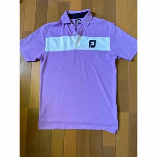 フットジョイ(FootJoy)のフットジョイ ポロシャツ サイズ M  ラベンダー(ウエア)