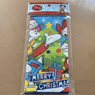 ディズニー　クリスマスミニタオル(キャラクターグッズ)