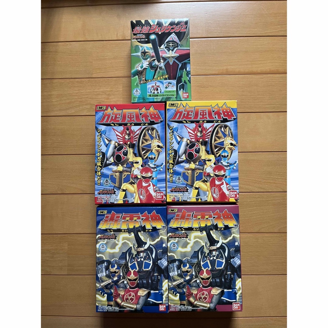 バンダイ ミニプラ 忍風戦隊ハリケンジャー 5種セット 未開封 未 バンダイ ミニプラ 忍風戦隊ハリケンジャー 5種セット 未開封 未