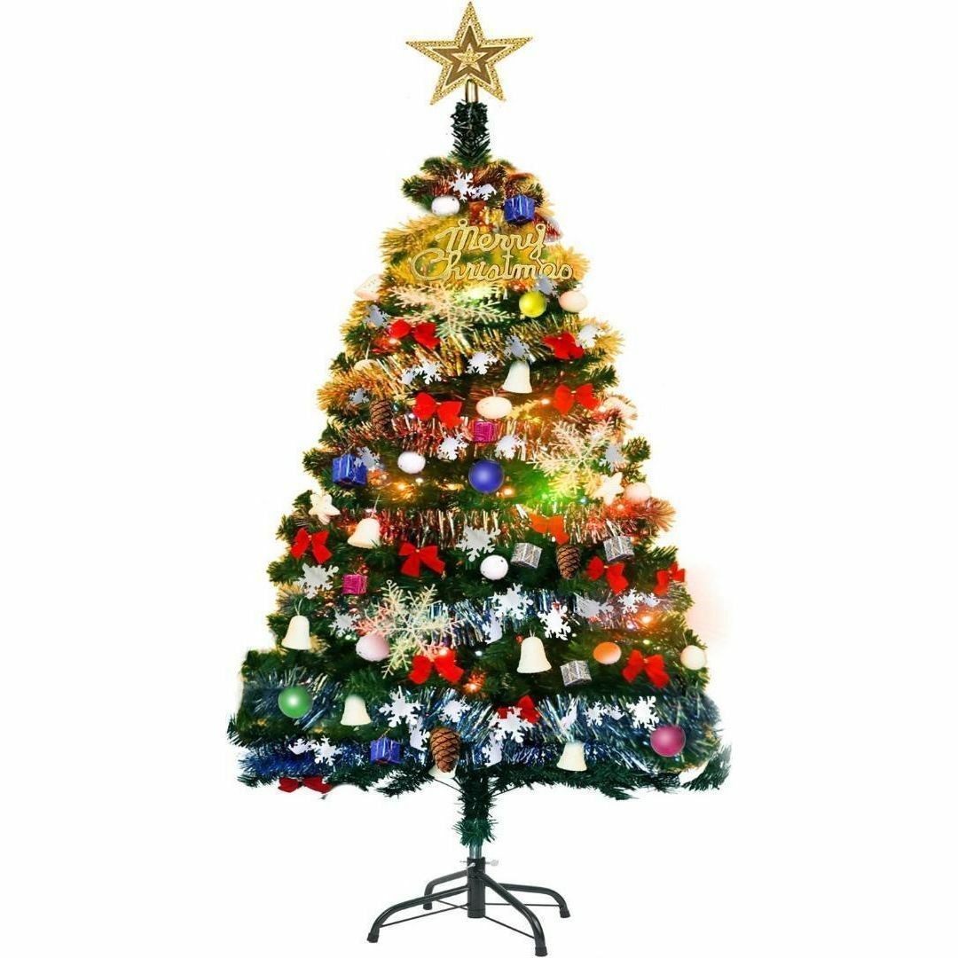 180センチ 豪華 クリスマスツリー 飾り カフェ おしゃれ 組立式 ④