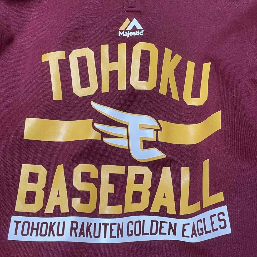 極美品・超希少】マジェスティック イーグルス ハーフジップパーカー