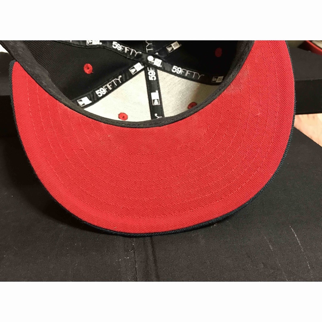 MLB ニューヨークメッツ キャップ 7/5 8 ブラック✖️グリーン