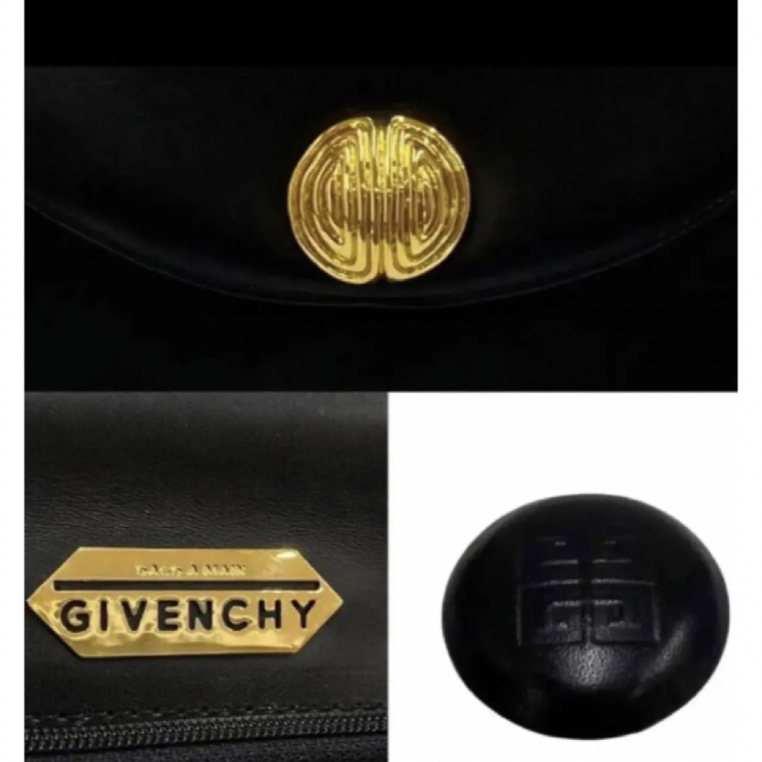 GIVENCHY(ジバンシィ)のGIVENCHY ジバンシィ 4G ロゴ 金具 レザー 革 バッグ ビンテージ メンズのバッグ(トートバッグ)の商品写真