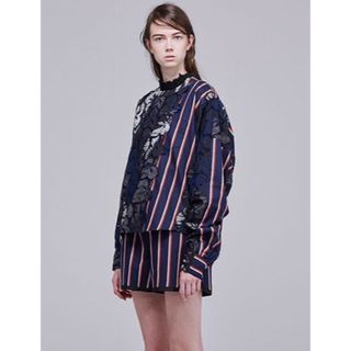 サカイ(sacai)のsacai サカイ ドッキング変形ブラウス(シャツ/ブラウス(長袖/七分))