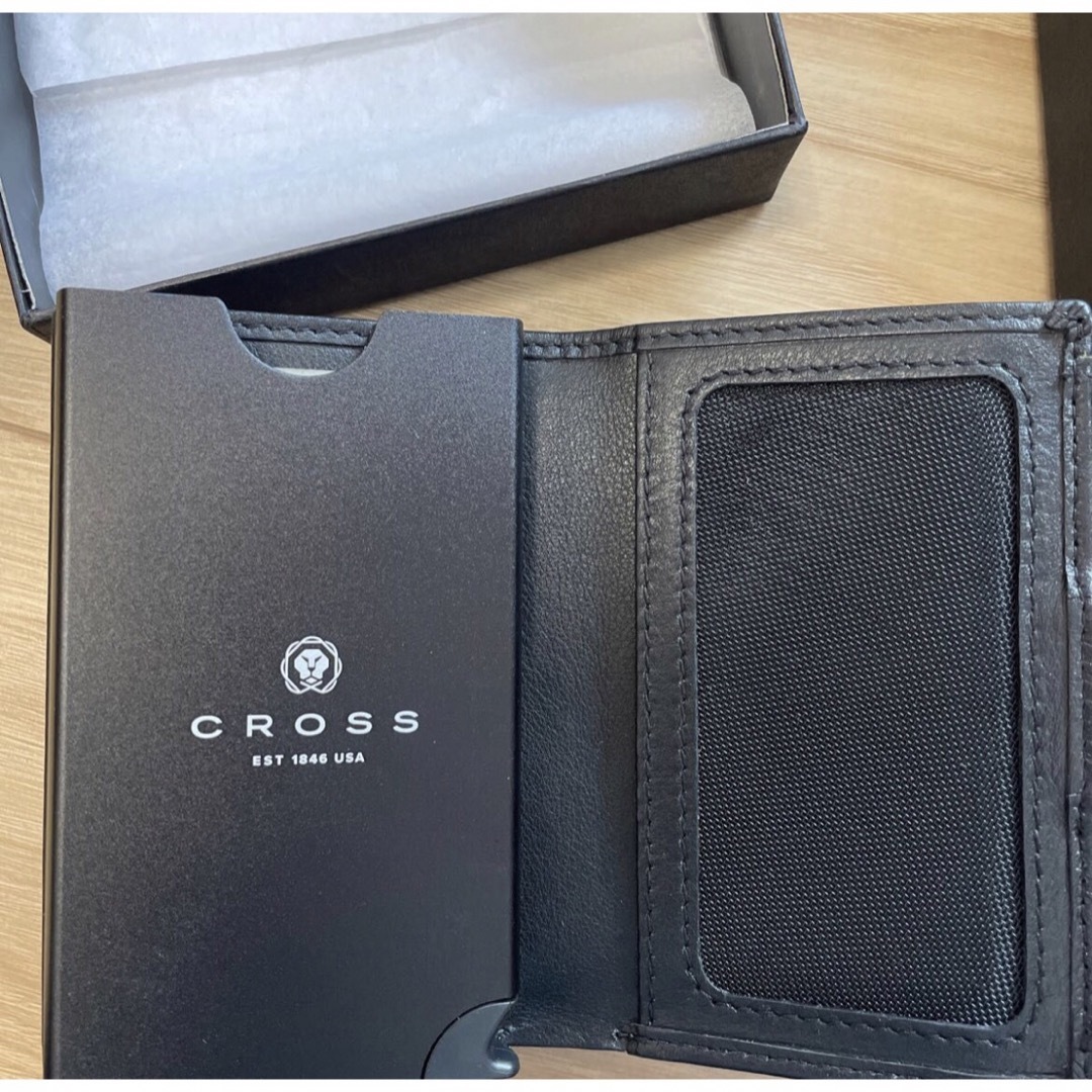【新品未使用】CROSS クロス 二つ折り財布 メンズ