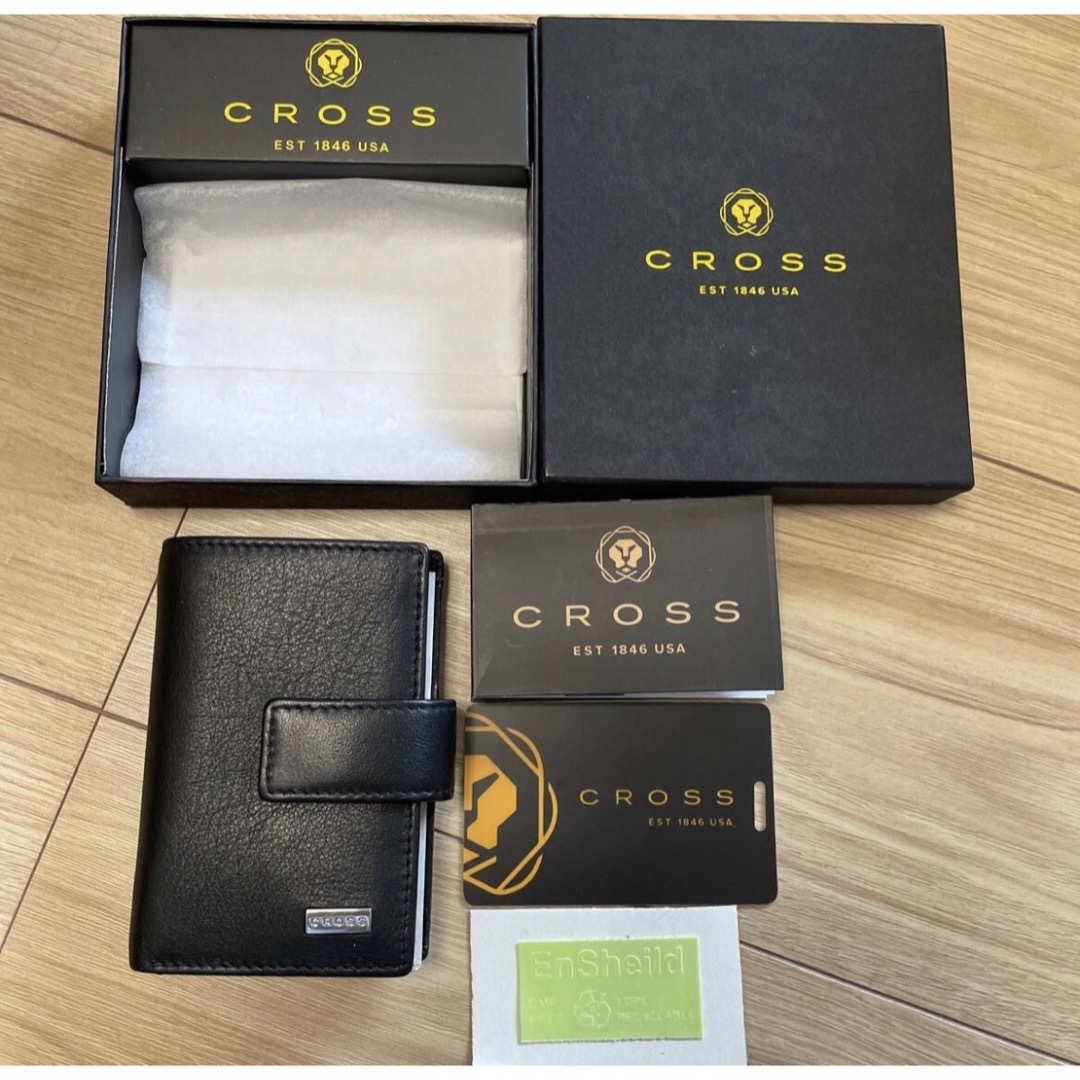 【新品未使用】CROSS クロス 二つ折り財布 メンズ
