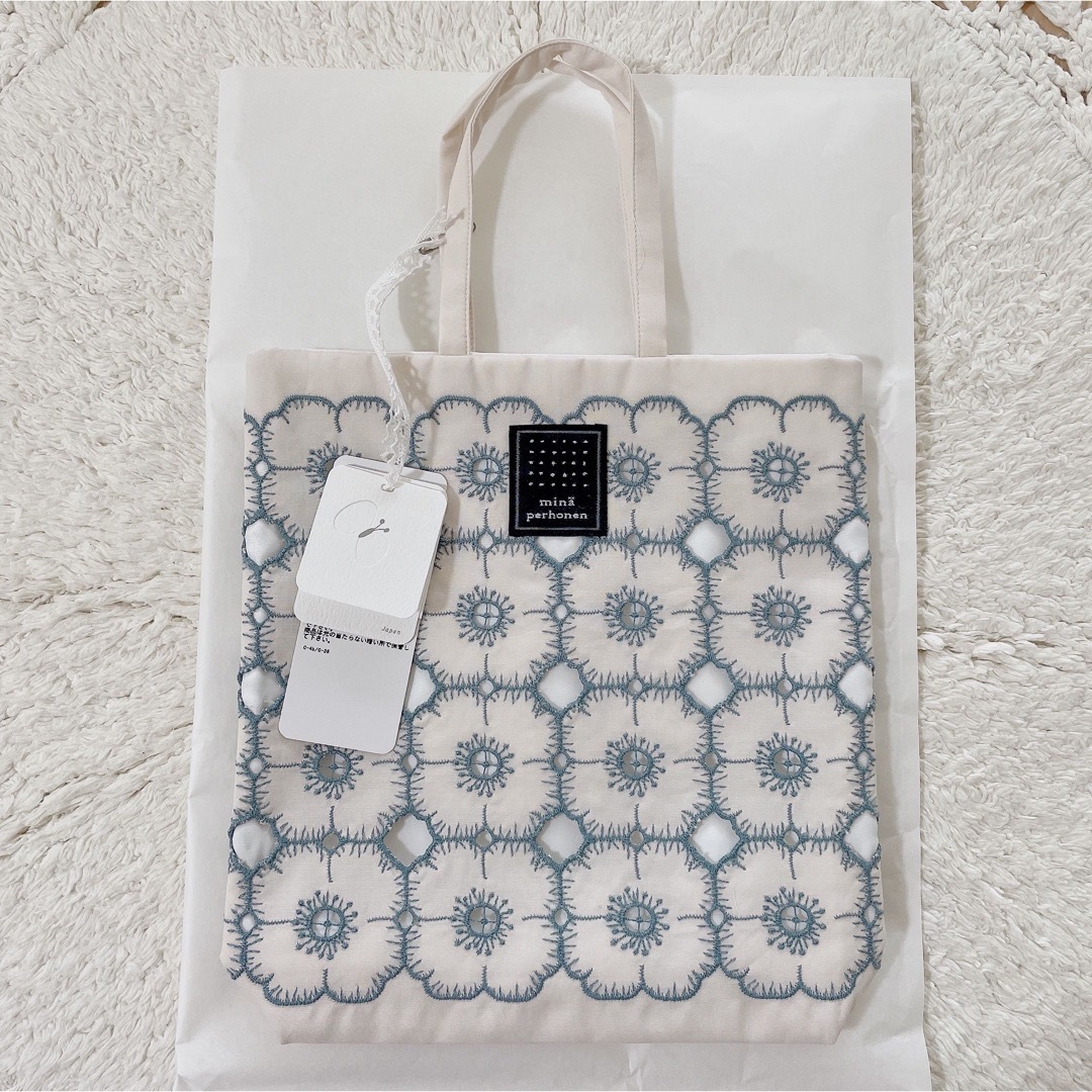 mina perhonen(ミナペルホネン)の《完売品》ミナペルホネンanemone toast bag＊新品未使用タグ付 レディースのバッグ(トートバッグ)の商品写真