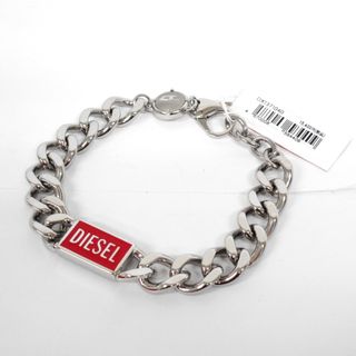 ディーゼル(DIESEL)のディーゼル ブレスレット ロゴプレート チェーン DX1371040 ID44161 中古(ブレスレット)