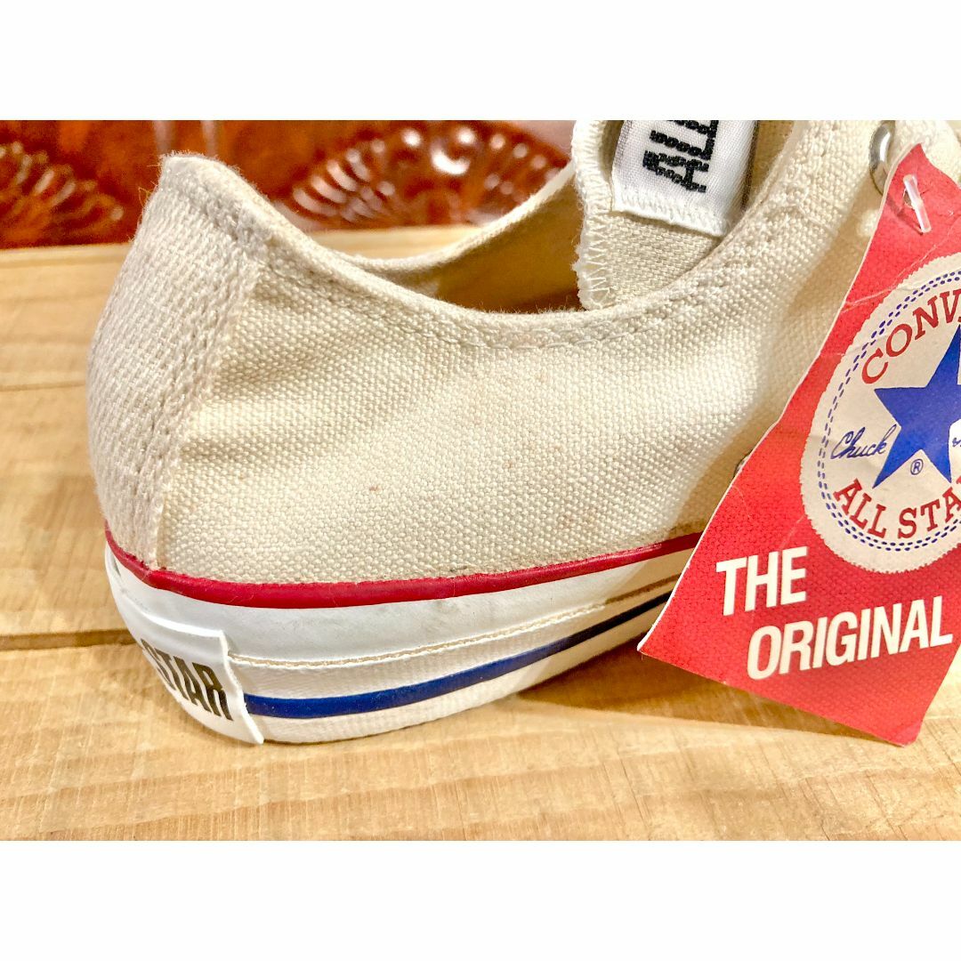 ★80s~90s!USA!コンバース オールスター 生成り ビンテージ 236★ ★80s~90s!USA!コンバース オールスター 生成り ビンテージ 236★