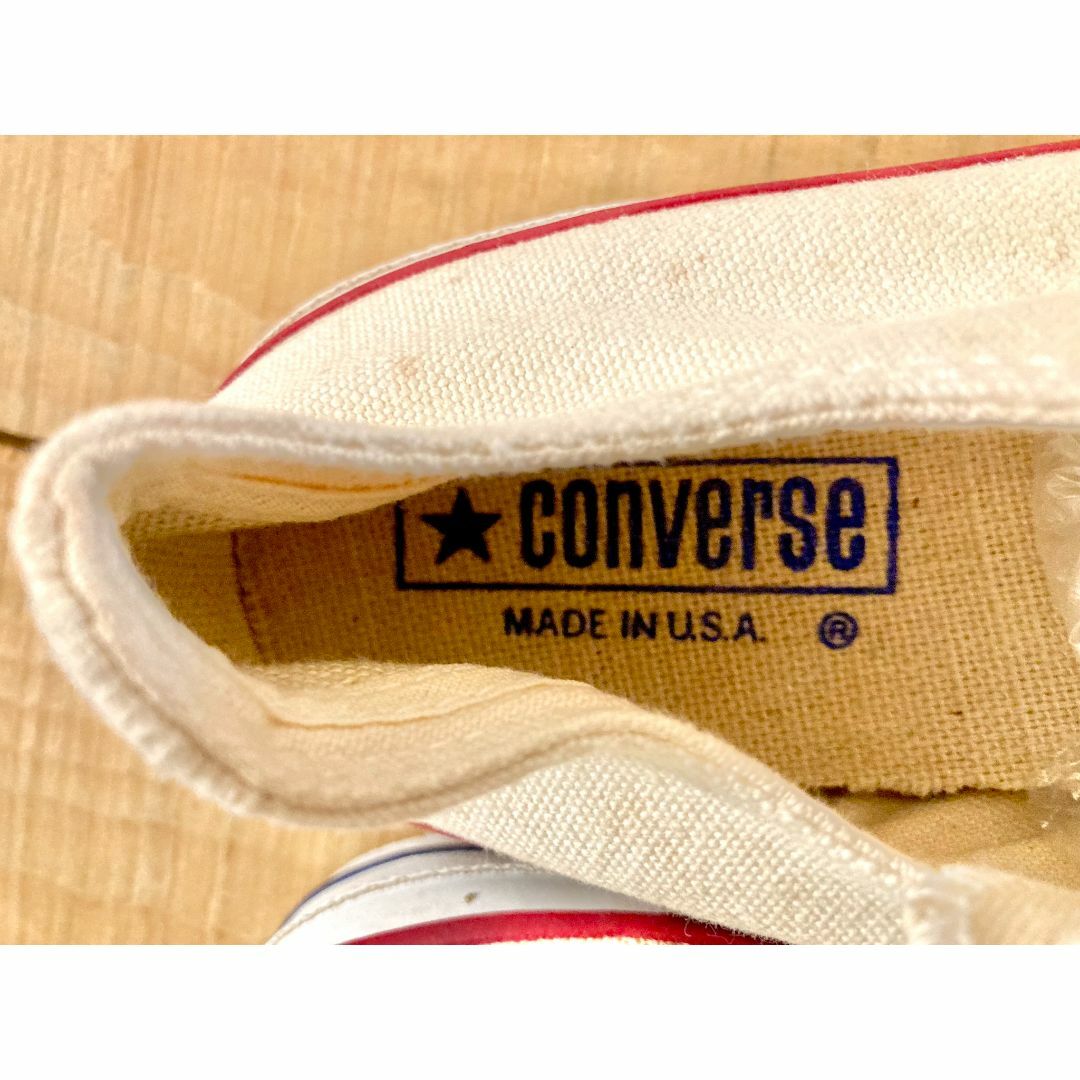CONVERSE - ☆80s~90s!USA!コンバース オールスター 生成り CONVERSE - ☆80s~90s!USA!コンバース オールスター 生成り