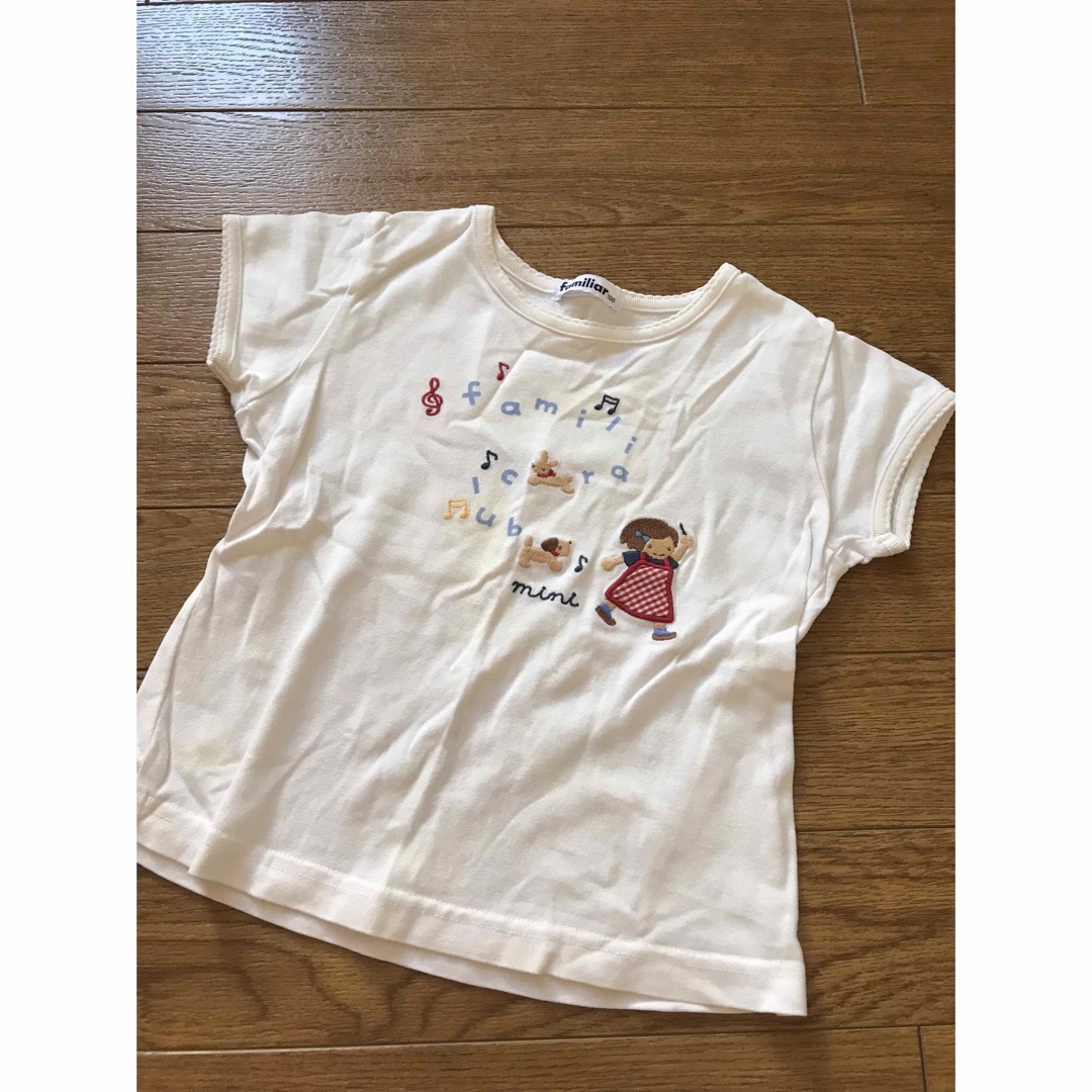 familiar(ファミリア)の半袖Tシャツ　まとめ売り　ボーダー　男の子　女の子　ミキハウス　プチバトー　べべ キッズ/ベビー/マタニティのキッズ服女の子用(90cm~)(Tシャツ/カットソー)の商品写真