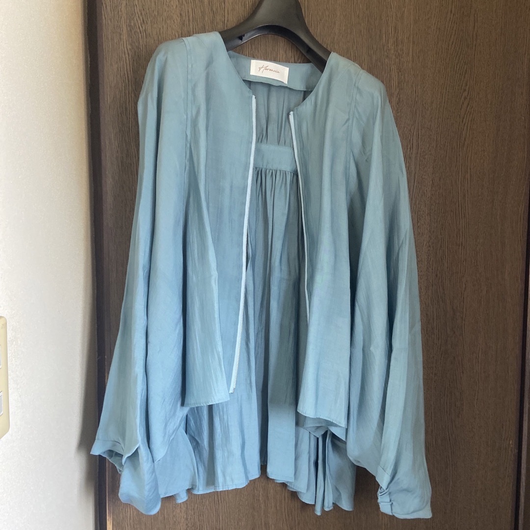 ヘレンチアDolman volume sleeve blouse blouson 3