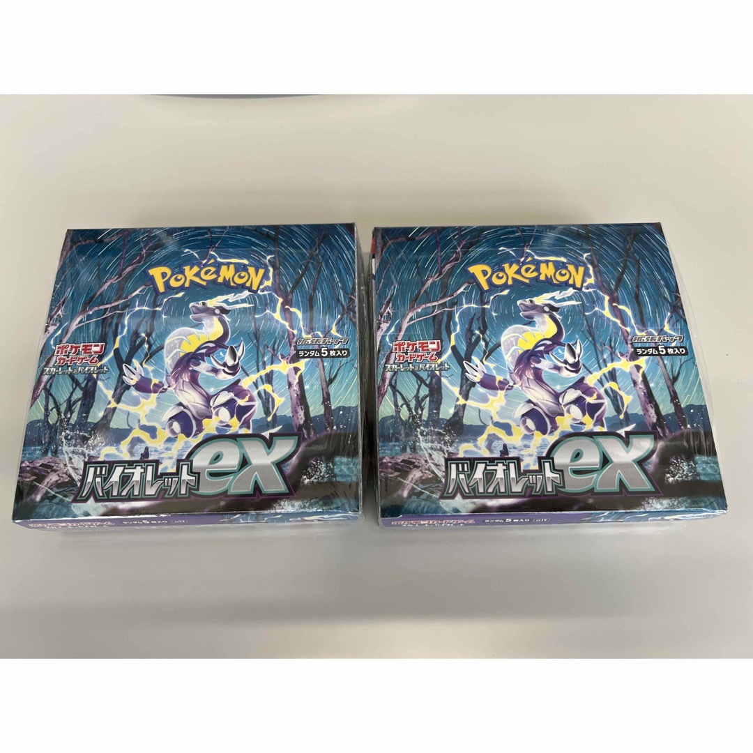 ポケモン - シュリンク付き！ポケモンカード バイオレットex ２BOX の+ ...