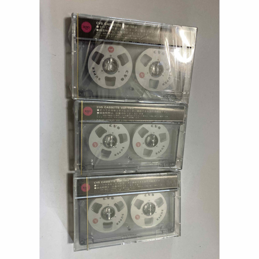 オープンリール風カセットテープ　CVS EGF-10 ECHO SONIC 新品 1