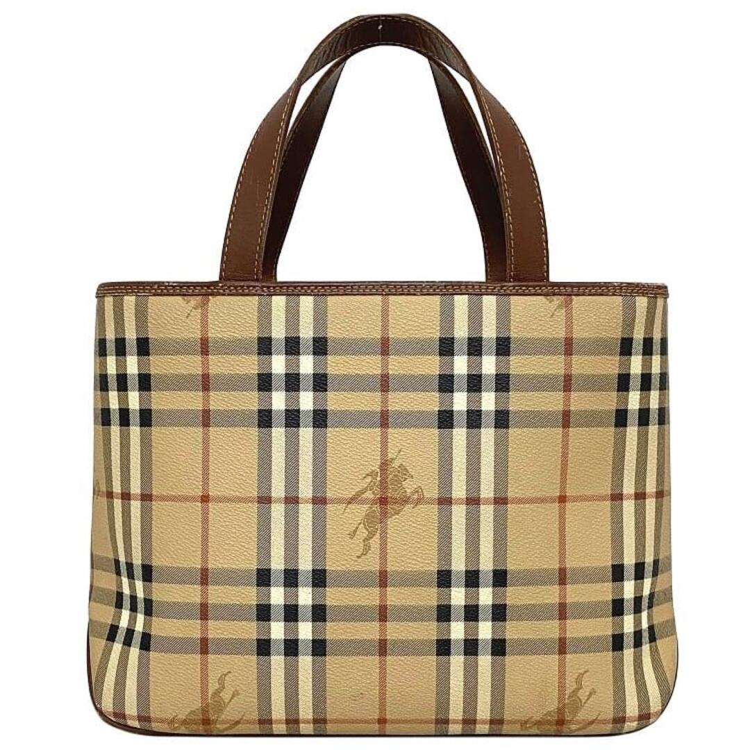 BURBERRY - バーバリー トートバッグ ベージュ ブラウン PVCの通販 by