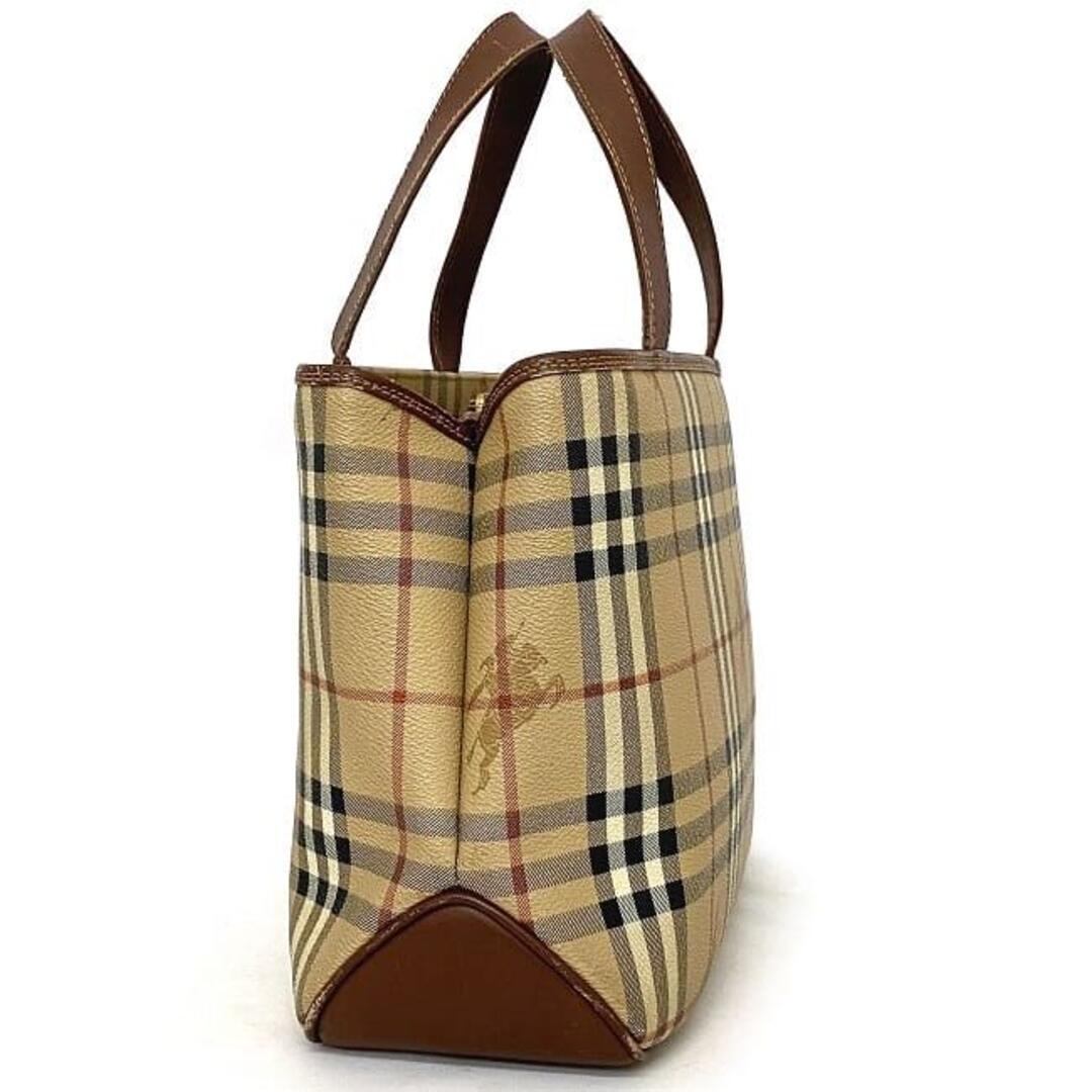 BURBERRY - バーバリー トートバッグ ベージュ ブラウン PVCの通販 by