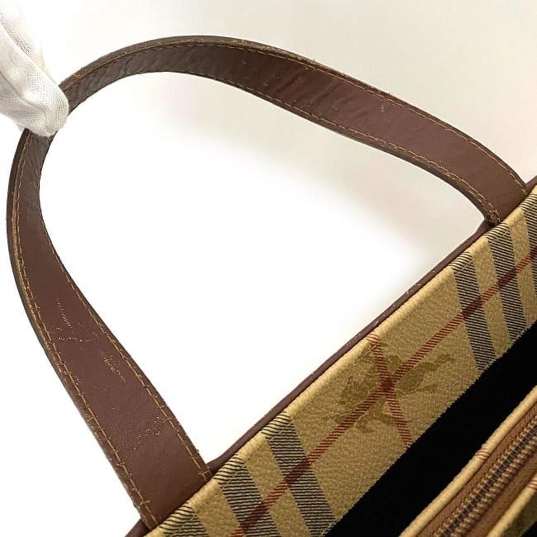 BURBERRY - バーバリー トートバッグ ベージュ ブラウン PVCの通販 by