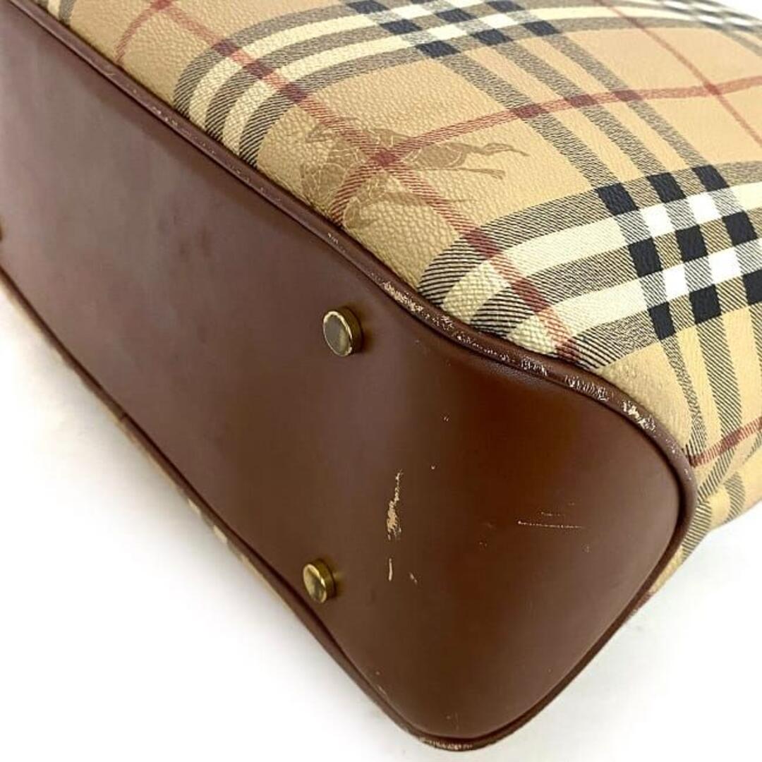 BURBERRY - バーバリー トートバッグ ベージュ ブラウン PVCの通販 by