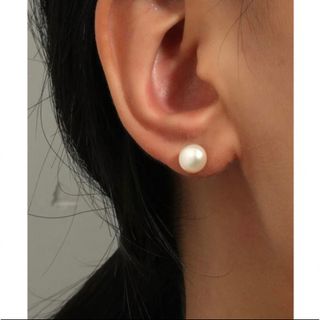 アーカー(AHKAH)の【Design Pearl pierce】#001 S925(ピアス)