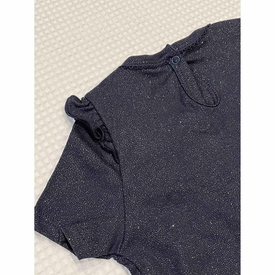 PETIT BATEAU(プチバトー)の新品未使用★PETITBATEAU★女の子★ラメ入りセットアップ キッズ/ベビー/マタニティのベビー服(~85cm)(その他)の商品写真