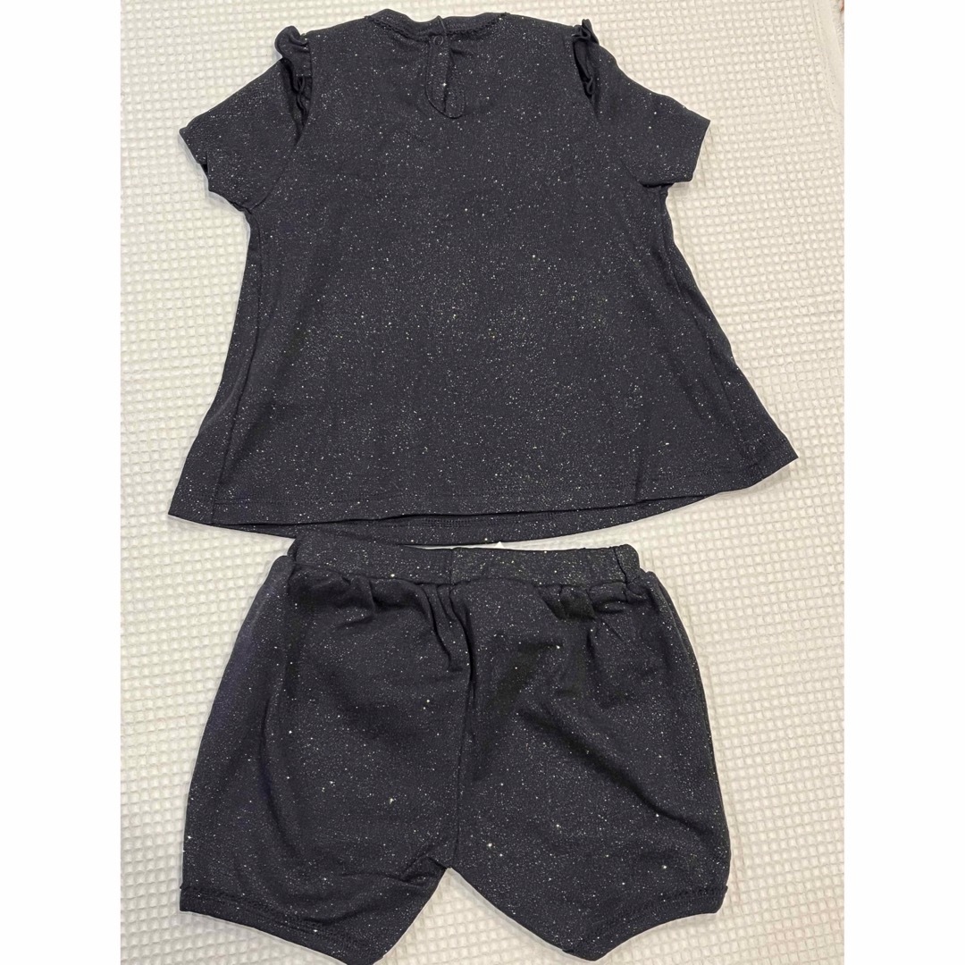 PETIT BATEAU(プチバトー)の新品未使用★PETITBATEAU★女の子★ラメ入りセットアップ キッズ/ベビー/マタニティのベビー服(~85cm)(その他)の商品写真