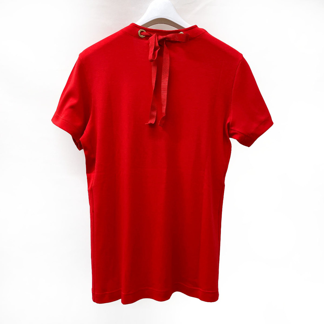 ルイヴィトン 半袖Ｔシャツ チャーム付きTシャツ   レッド替え糸