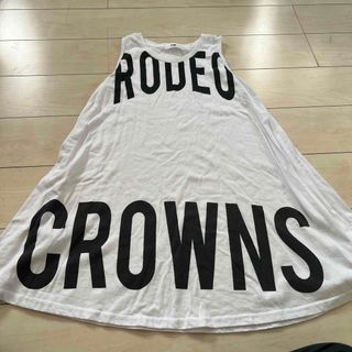 ロデオクラウンズ(RODEO CROWNS)のロデオクラウン　ビッグロゴ　タンクワンピ　チュニック　タンクトップ(タンクトップ)