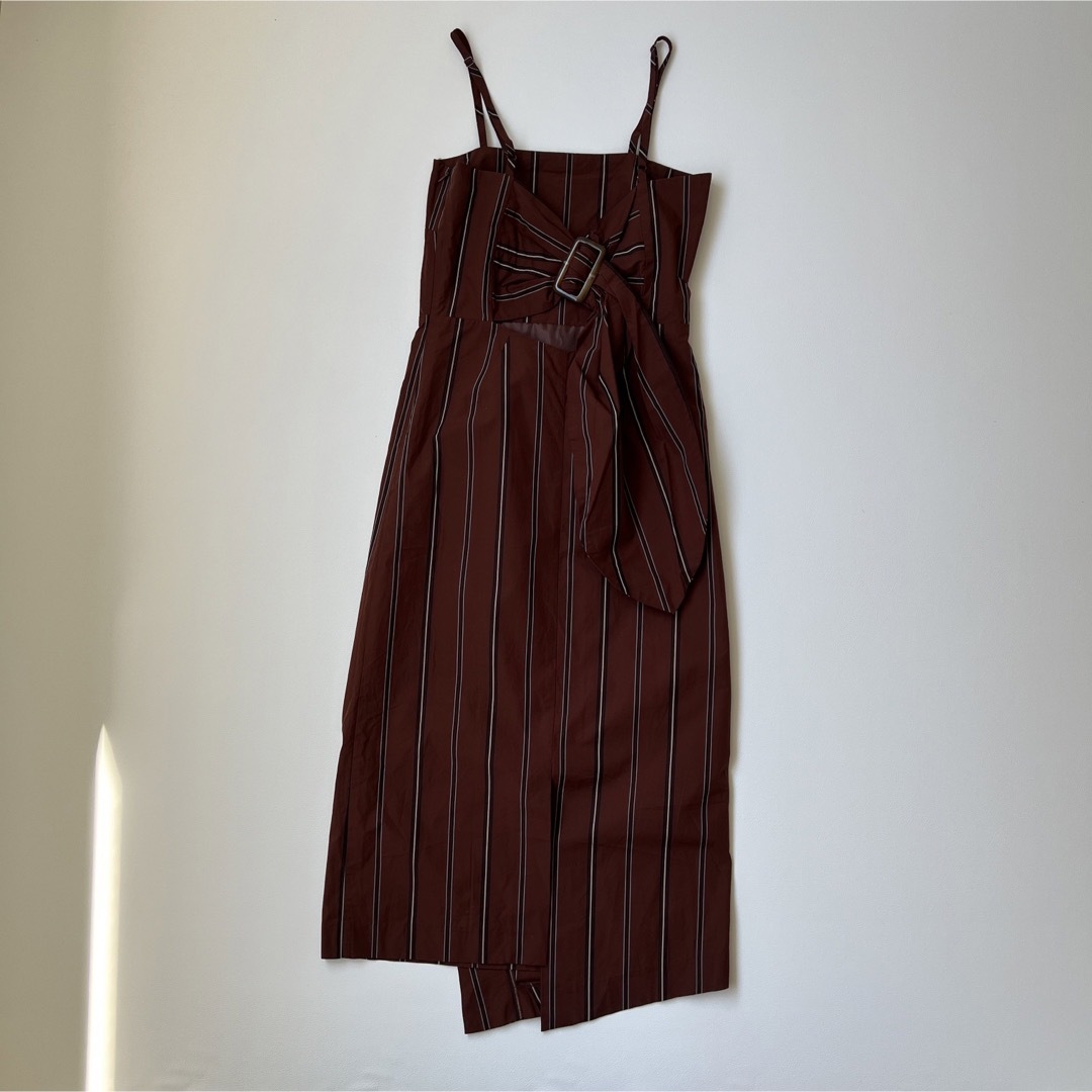 LANDWARDS(ランドワーズ)の【完売・美品】20SS LEINWANDE I Line Slit Dress レディースのワンピース(ロングワンピース/マキシワンピース)の商品写真