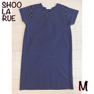 シューラルー(SHOO・LA・RUE)のSHOO-LA-RUE/ボーダーワンピース(ひざ丈ワンピース)