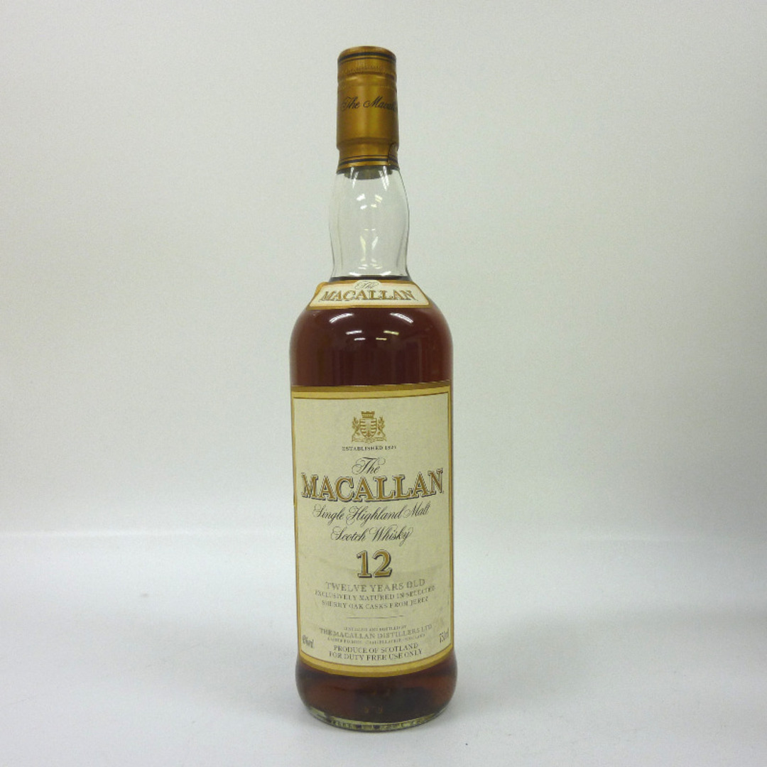 ウイスキー未開封★MACALLAN【マッカラン】 12年 旧ボトル 750ml