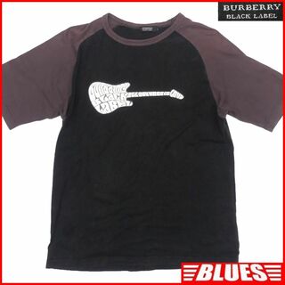 バーバリーブラックレーベル(BURBERRY BLACK LABEL)の廃盤 バーバリーブラックレーベル Tシャツ L メンズ カットソー 黒JJ461(Tシャツ/カットソー(半袖/袖なし))