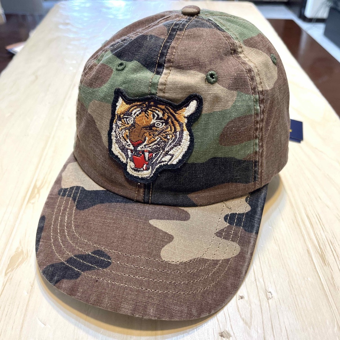 ポロラルフローレン タイガー虎刺繍 ワッペン 新品キャップ帽子 野球帽ブランド