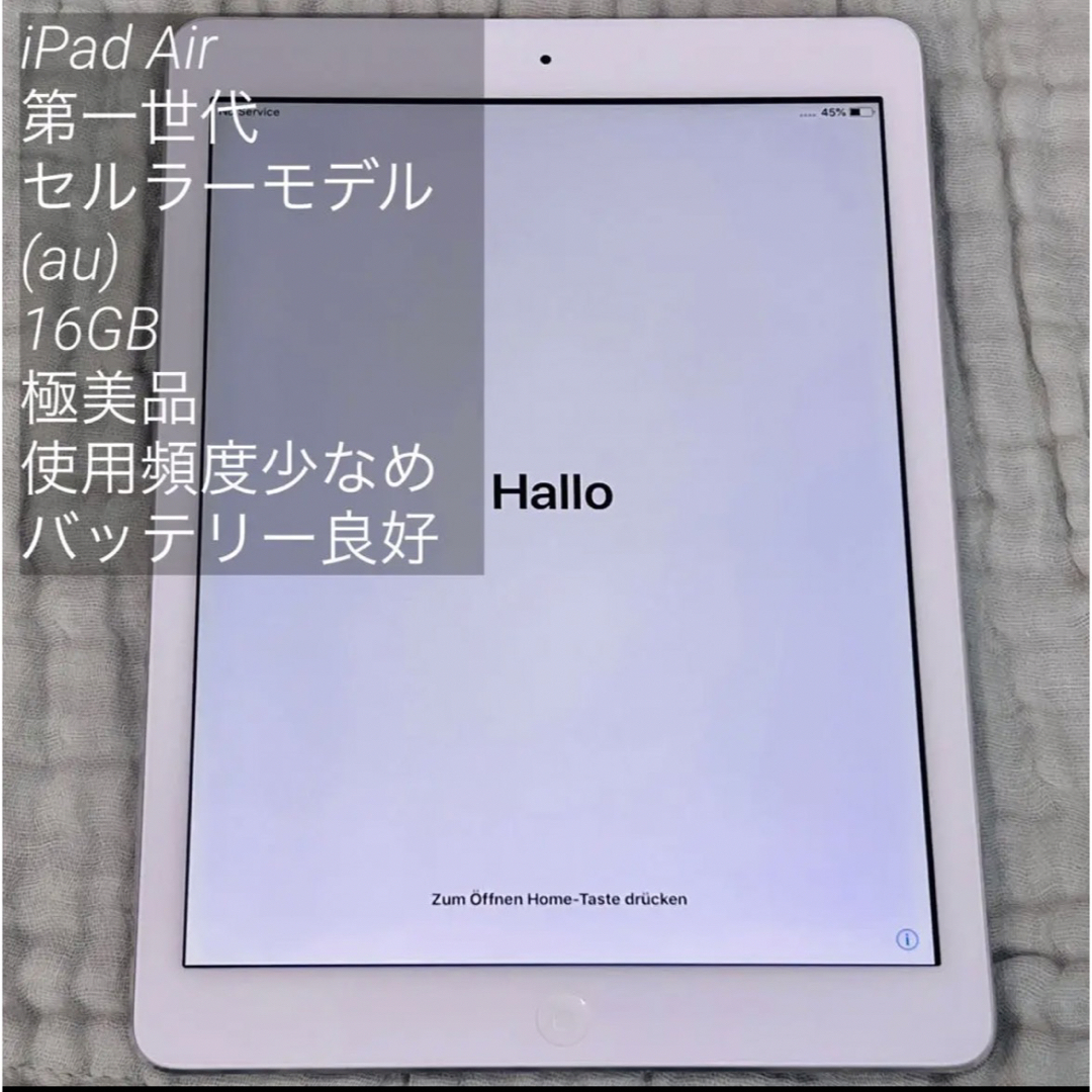 iPad Air Wi-Fi Cellular 16GB Apple 極美品