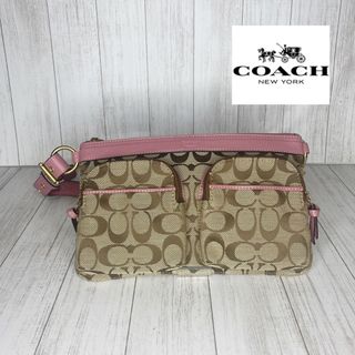 コーチ(COACH)のぱん様専用　COACH コーチ　シグネチャー　ウエストバッグ　ボディーバッグ(ボディバッグ/ウエストポーチ)