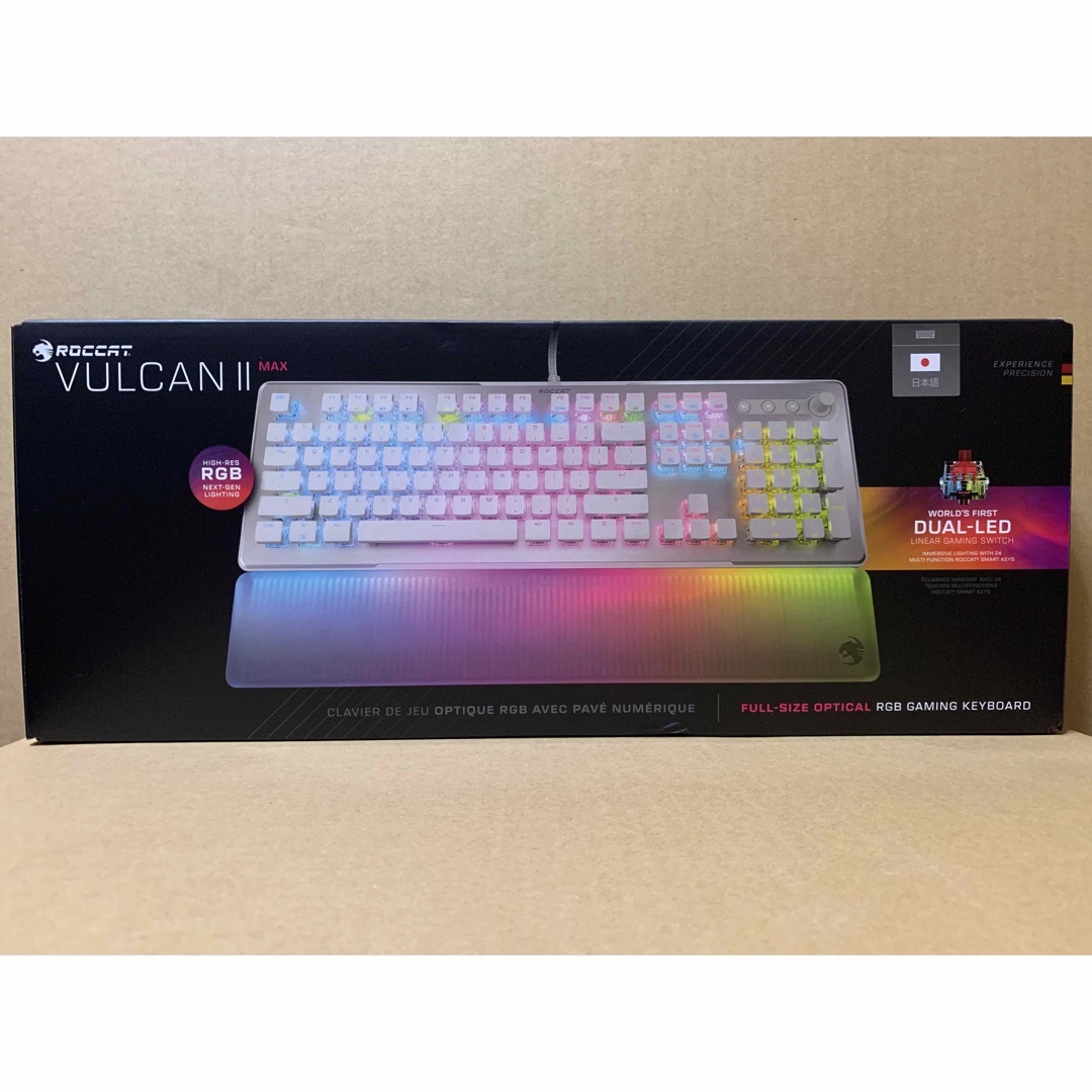 【新品】ROCCAT Vulcan II Max JP 日本語配列 有線ホワイト