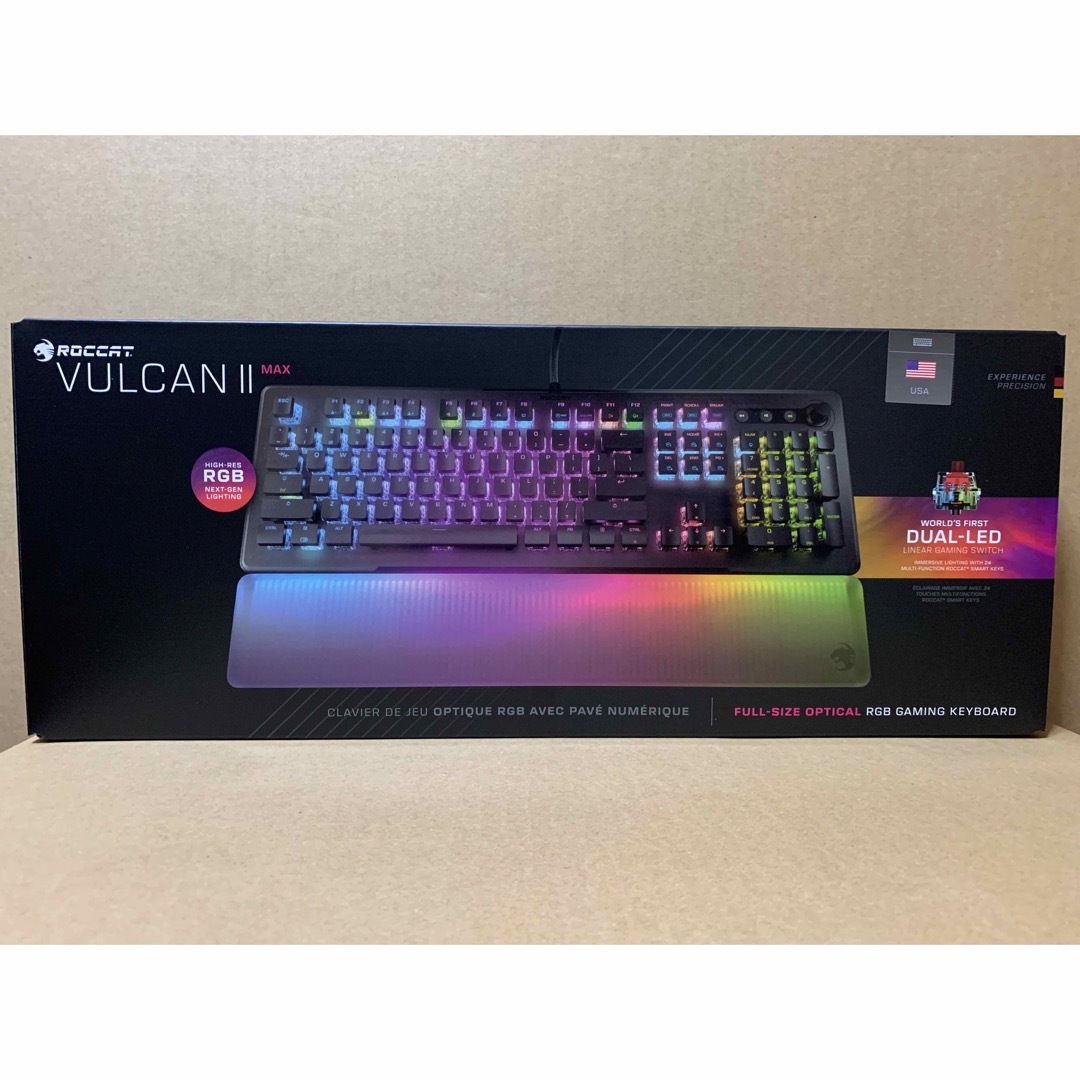 【新品】ROCCAT Vulcan II Max US 英語配列 有線 ブラック