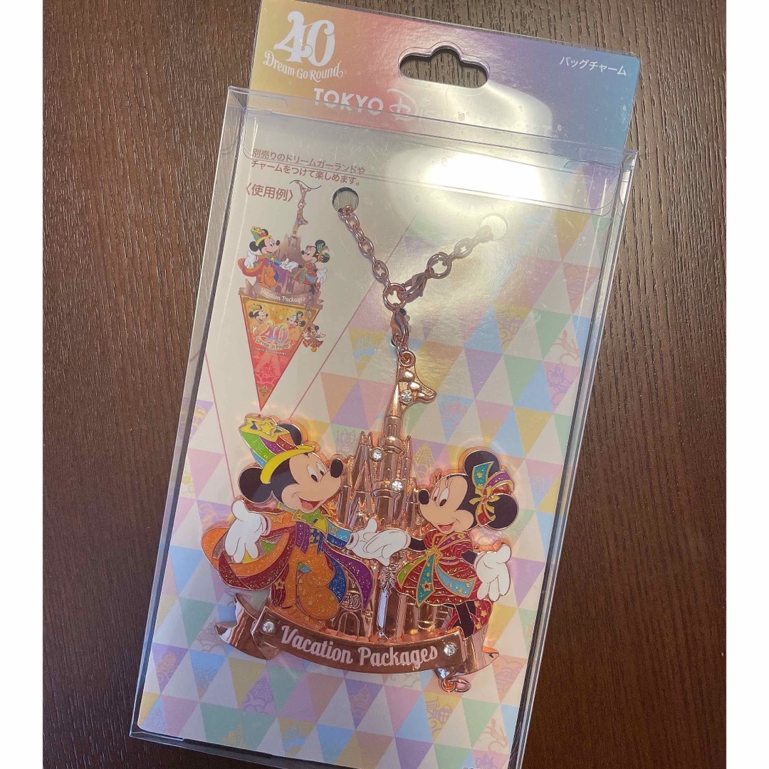 Disney(ディズニー)の✨️Disney 🏰🐭ディズニーバケーションパッケージ限定 バッグチャーム︎♥ エンタメ/ホビーのおもちゃ/ぬいぐるみ(キャラクターグッズ)の商品写真