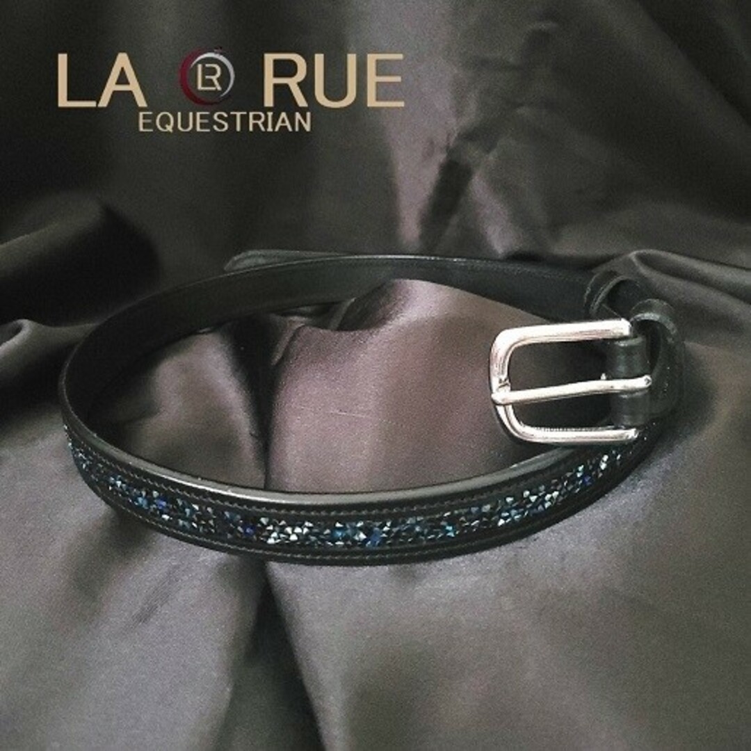 LA・RUE　ロックストーン　本革 レザーベルト 乗馬　馬術　乗馬用品