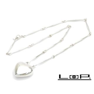 ジョージジェンセン(Georg Jensen)の▼値下げ▼　■美品■　ジョージジェンセン ハート ネックレス SV ＃126B 【11863】(ネックレス)