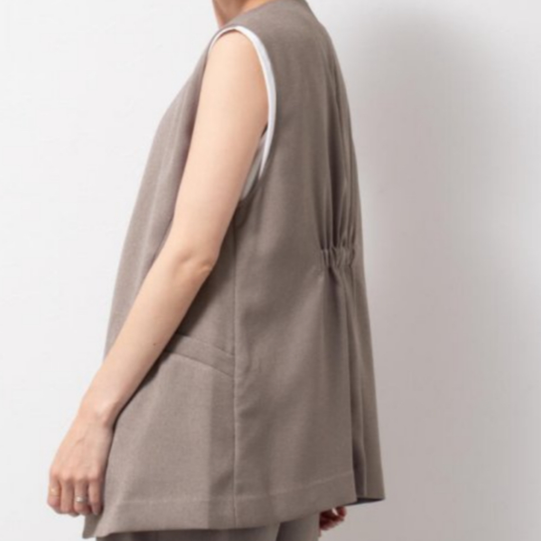 新品 ノーリーズ リネンライクジレ ジレ 1